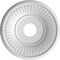 Ekena Millwork Berkshire PVC Medallion (Canopies up to 7"), 16"OD x 3 1/2"ID x 1"P, Metallic Champagne Mist CMP16BEECE - alternate 5